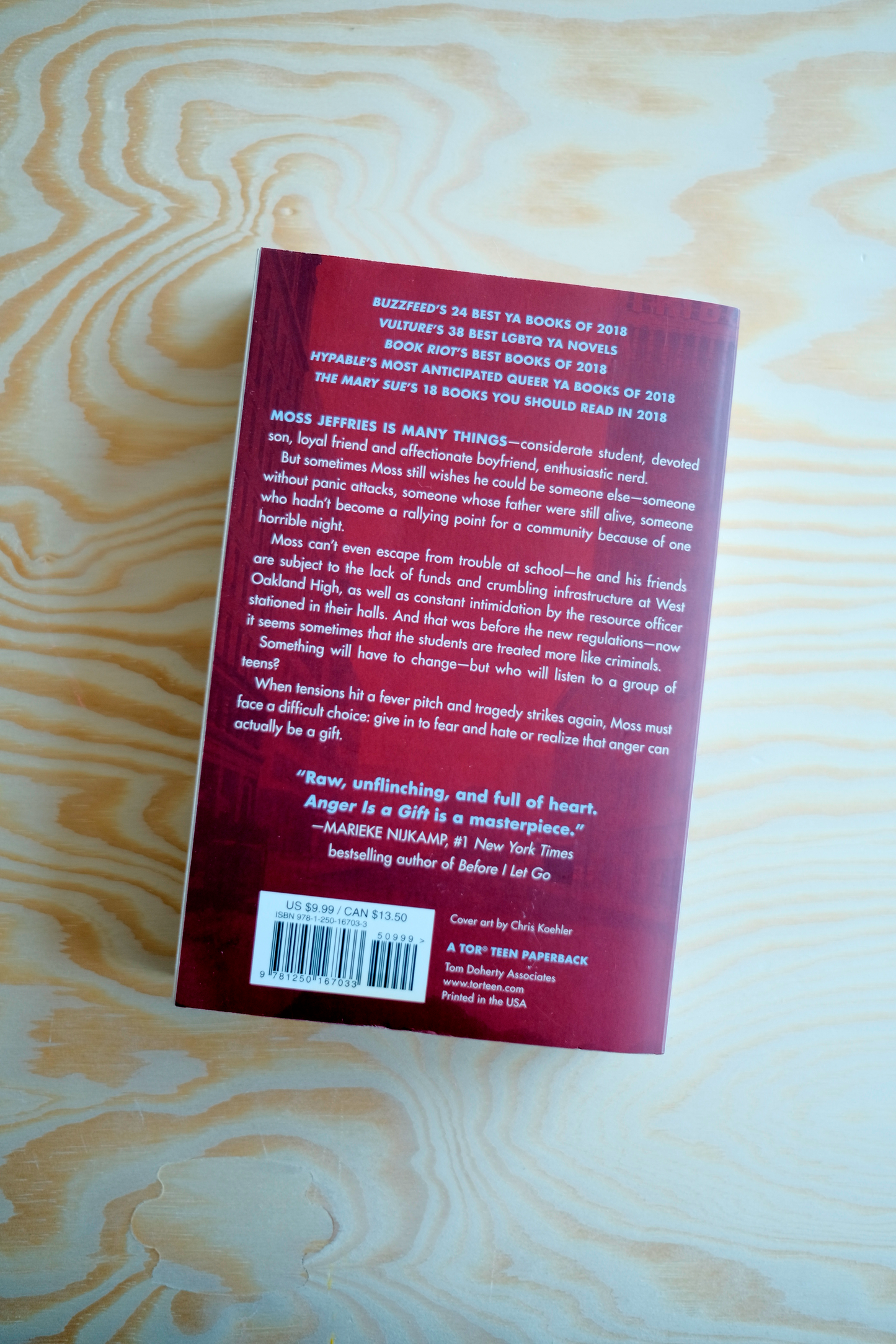 Anger Is A Gift | second-hand