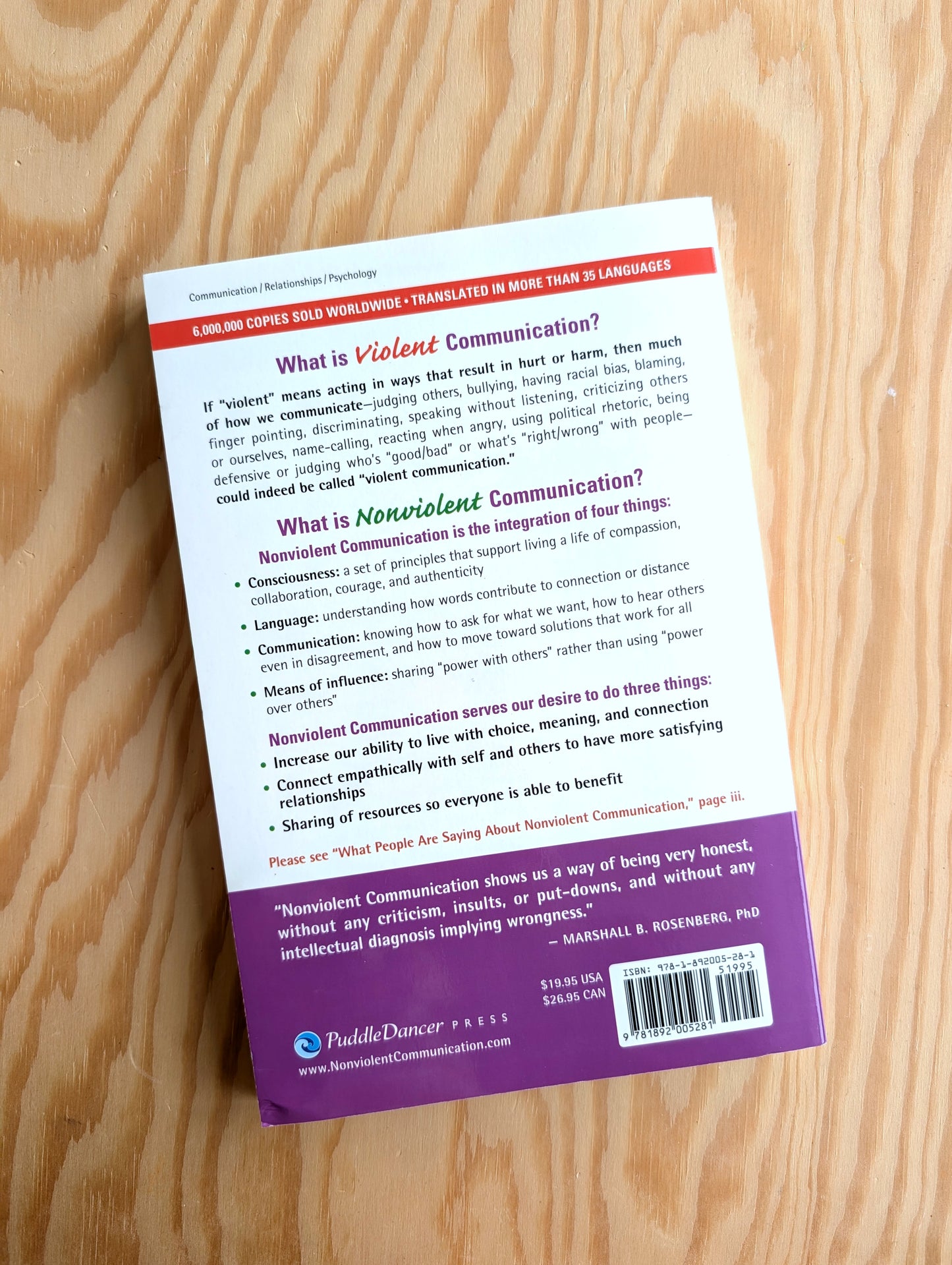 Nonviolent Communication | second-hand