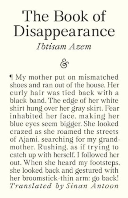 The Book Of Disappearance