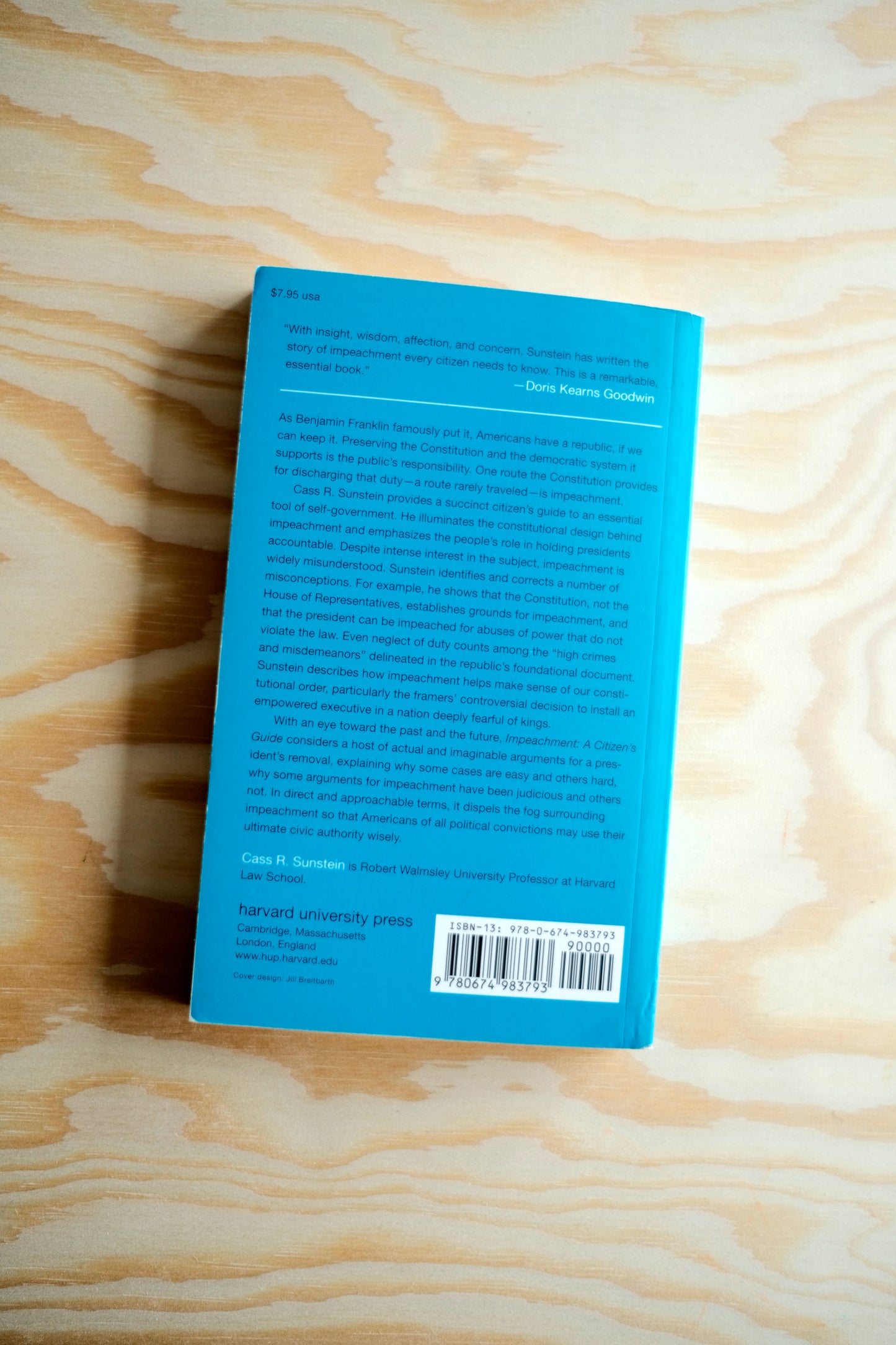 Impeachment. A Citizen's Guide | second-hand