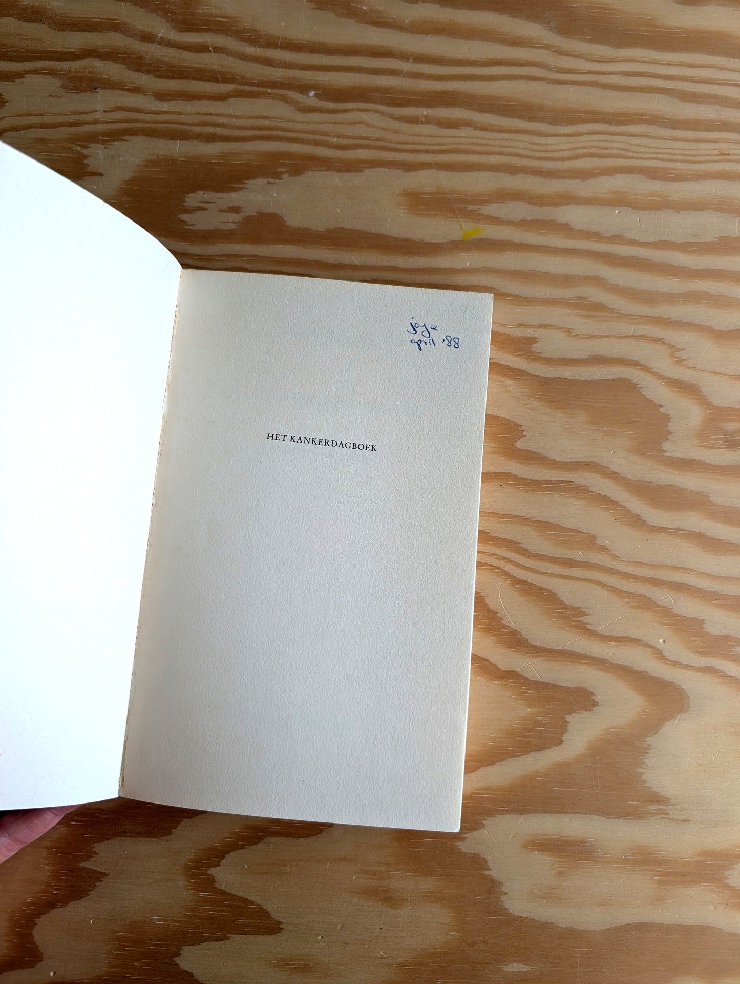 Het Kankerdagboek | second-hand